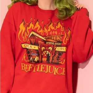 BEETLEJUICE™ Vixen by Micheline Pitt- Dante's Inferno Sweatshirt